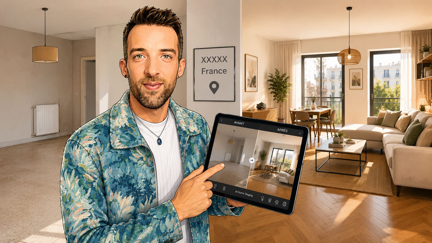 Mise en valeur d'appartement immobilier à Paris 11